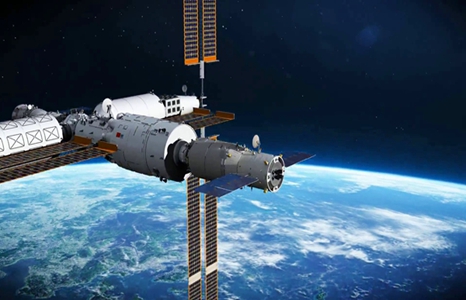 La stazione spaziale cinese rilascia in orbita un piccolo satellite di prova