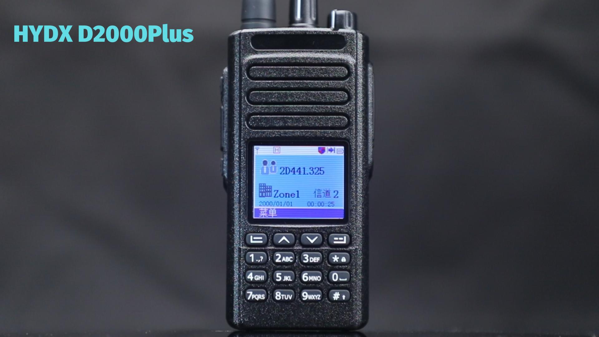 Radio bidirezionale digitale palmare D2000Plus