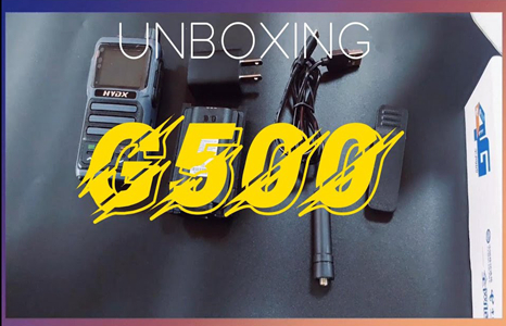 Unboxing della radio G500
